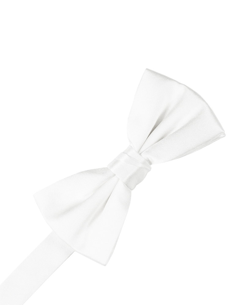Solid-Silk-White-Bowtie | Shop Executive